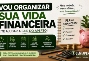 Eu vou organizar sua vida financeira