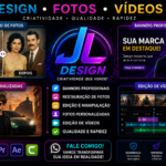 Eu vou criar banners, editar vídeos e restaurar fotos