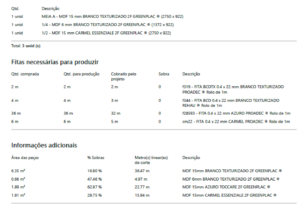 Eu vou fazer seu plano de Corte dos seus móveis planejados