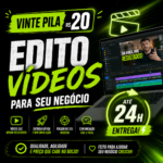 Eu vou editar vídeos para seu negocio em até 24 horas