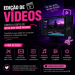 Eu vou criar cortes do seus vídeos