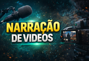Eu vou fazer Narração profissional para vídeos até 5min