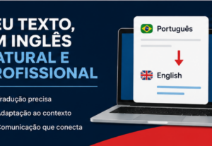 Eu vou traduzir sua bio, post ou currículo para inglês