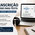 Eu vou fazer transcrição de áudio para texto.