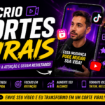 Eu vou criar cortes virais no seu vídeo, que vai te engajar