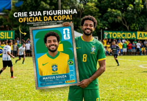 Eu vou Criar 2 figurinhas da copa com a sua cara