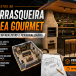 Eu vou criar sua Área Gourmet em 3D