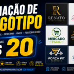 Eu vou Criar logotipo profissional para sua marca
