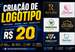 Eu vou Criar logotipo profissional para sua marca