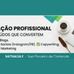Eu vou escrever textos profissionais, artigos e posts.