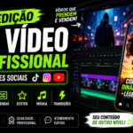 Eu vou Editar vídeos profissionalmente para redes sociais