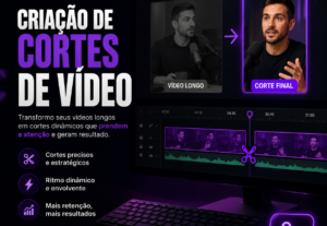 Eu vou Fazer cortes dos seus vídeos