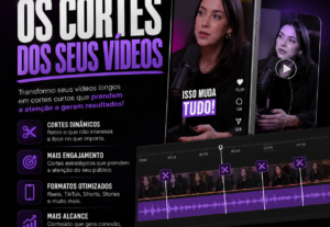 Eu vou criar cortes do seu vídeo