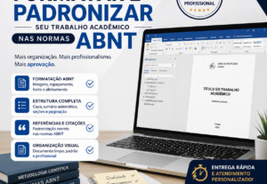Eu vou formatar seu trabalho acadêmico