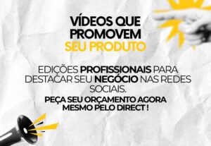 Eu vou criar um video para sua marca.
