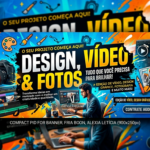 Eu vou criar Banners, Panfletos e Vídeos com Design Único