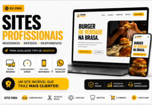 Eu vou criar um site profissional e moderno para sua empresa