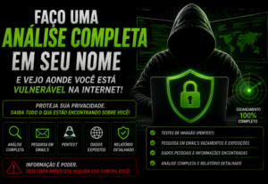 Eu vou fazer uma Análise Completa de Exposição na Internet
