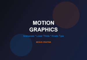 Eu vou editar videos com motion graphics profissional