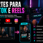 Eu vou editar e cortar vídeos curtos