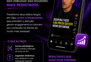 Eu vou criar cortes do seu vídeo