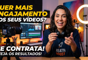 Eu vou fazer Edição de Vídeo⁠, ⁠Engajamento⁠, ⁠Social Media⁠