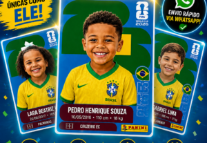 Eu vou Criar Figurinhas personalizadas da copa do mundo 2026