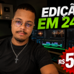 Eu vou editar seu vídeo com qualidade premium em até 24h
