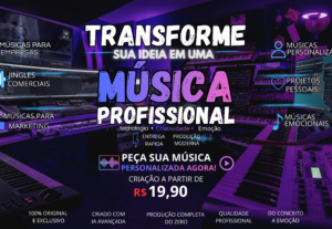 Eu vou criar a melhor música para você ou seu negócio