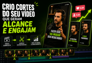 Eu vou fazer Cortes do seu vídeo que geram alcance e mais vi...