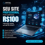 Eu vou criar um site personalizado por 100 reais em 24h