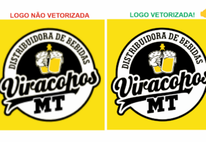 Eu vou vetorizar sua logomarca e te enviar.
