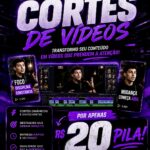 Eu vou Criar cortes do seu vídeo que geraram mais engajament...