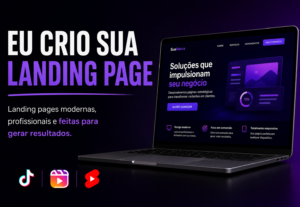 Eu vou criar sua landing page