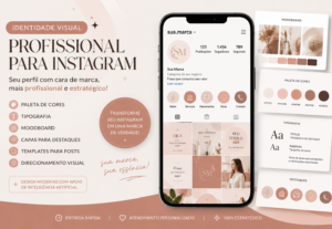 Eu vou criar identidade visual moderna para Instagram