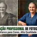 Eu vou restaurar, colorir e aumentar a qualidade de suas fot...
