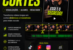 Eu vou Criar cortes do seu vídeo que te geram +alcance