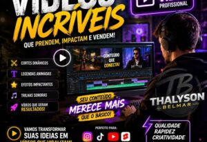 Eu vou editar um ótimo vídeo para você