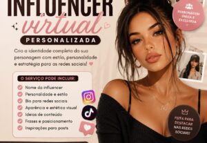 Eu vou criar identidade para a sua influencer virtial/IA