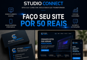Eu vou fazer seu site profissional por 50 reais