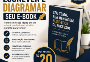 Eu vou criar seu e-book profissional para vender