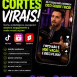 Eu vou criar cortes de vídeos para redes sociais
