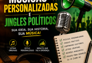 Eu vou criar músicas personalizadas e jingles profissionais