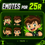 Eu vou fazer emotes/badges para seu canal