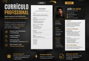 Eu vou transformar seu currículo em um currículo profissiona...