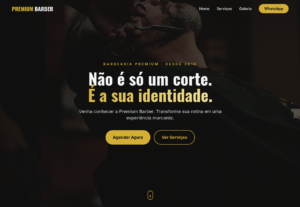 Eu vou criar uma landing page moderna para você