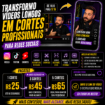 Eu vou fazer cortes estilo reels viral para qualquer nicho
