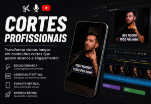 Eu vou Criar cortes de seu vídeo/podcast manualmente