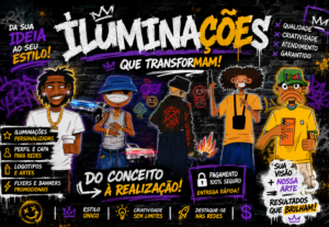 Eu vou Fazar Ilustrações únicas totalmente autorais