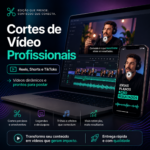 Eu vou fazer cortes virais de vídeos para tiktok e redes